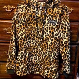 Victoria’s Secret PINK cheetah hoodie